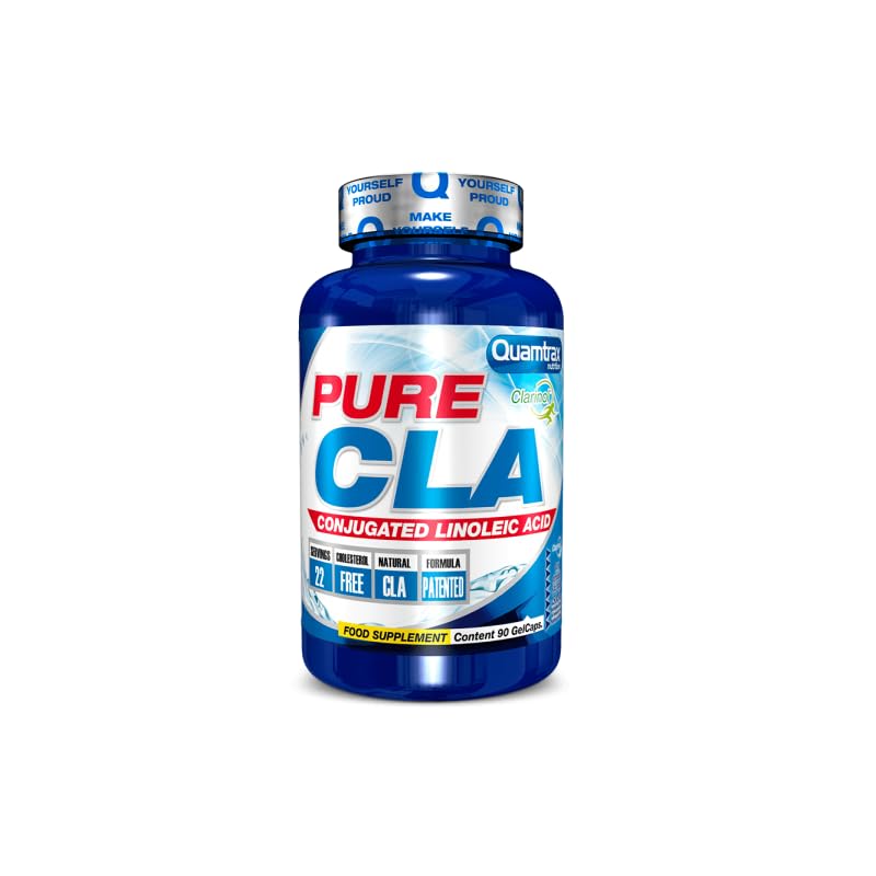 Quamtrax Nutrition - Pure CLA (Ácido Linoleico Conjugado) - 90 cápsulas blandas - Metabolismo, apoyo en definición muscular y acción antioxidante