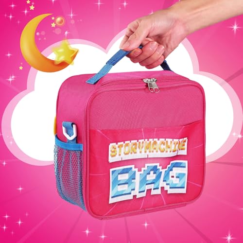 EUGOOCX Opbergkoffer voor Little Tikes Story Dream Machine Boeken Starter Set, Reiskoffer voor Verhalen Collectie (Roze)