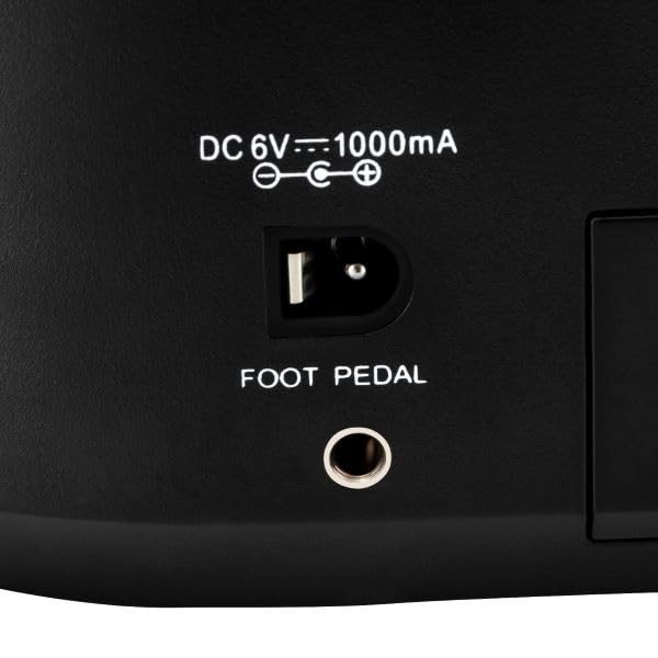 máquina de coser eléctrica para principiantes con 5 programas de costura LED modo de funcionamiento, pedal, corte portátil, mini máquina de coser para ropa, pantalones (negro)