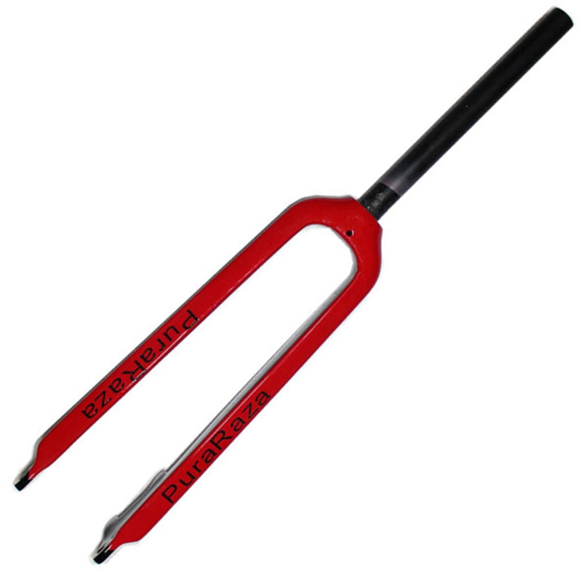 XGSUZNE 26" 27.5" 29" Inch Carbon Fiber Bike Front Fork 1-1/8" Threadless Straight Tube Superlight Mountain Bike Forks QR 9x100mm Disc Brake (Color : Red, Size : 27.5")