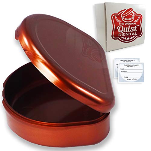 Image of QUIST (TM) SOLID Orthodontic Retainer Case (Copper)