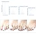 16pcs Silicone Anti-Friction Toe Protector, 4 Sizes Toe Sleeves Covers Soft Gel Tube Cushions Pads for Toes Protection Accessories