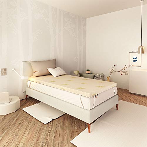 Baldiflex matras Memory Fresh 80x190 hoogte 6cm bedekking wasbaar Aloë Vera