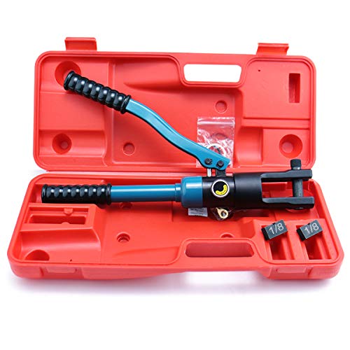 Muzata Custom Hydraulic Hand Crimper Tool for 1/8" Stainless Steel Cable Railing Kit