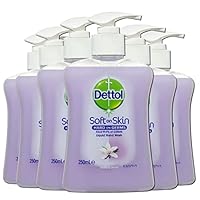 Dettol Antibacterial Liquid Hand Wash Vanilla and Orchid Pump, 250ml x 6 Pack