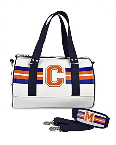 IDAWEN - Unisex-Sporttasche Personalisierbar in Blau und Orange - Große Kapazität und Komfort - Maße: 20 x 40 x 50 cm - Reisetasche - Nachhaltiges Produkt Cover