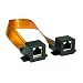 Produktbild LogiLink NP0099 Ultraflache RJ45 Fenster- /Türdurchführung, 30 cm, 2X R45 Buchse schwarz