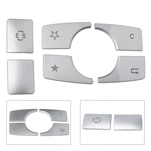 Cache-boutons multimédia Mercedes E Class W212 2011-2015 décoration console centrale auto