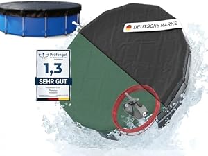 Planenfux Poolabdeckung Rund 400 cm 2-in-1