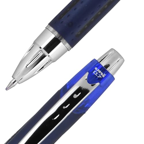 uni-ball Jetstream RT Retractable Roller Ball Pen, Blue Ink, Fine, 0.70 mm