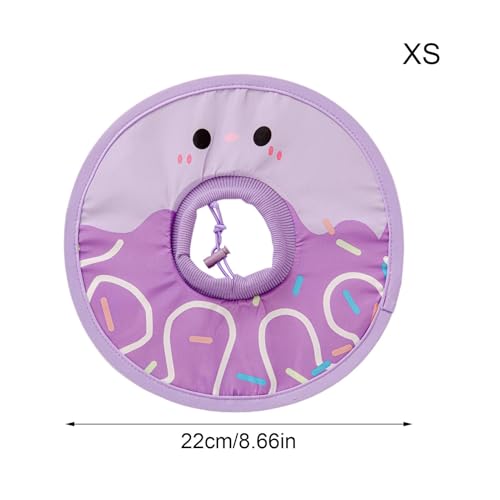 Cone de gato suave, cone de gato - Cones de Spay dobráveis ​​,Donut de pescoço confortável, acessóri