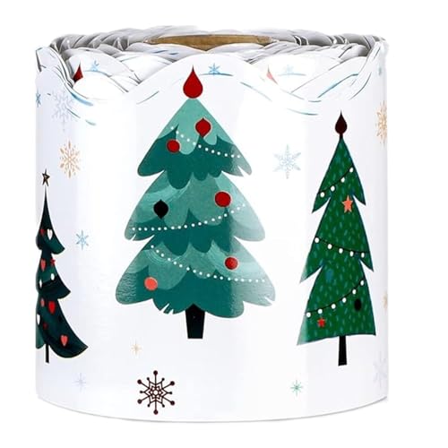 Decoración para tablón de anuncios de árbol de Navidad, borde de tablón de anuncios de Navidad vintage, decoración del hogar para puertas, paredes, ventanas, puertas, habitaciones, aulas, escritorio