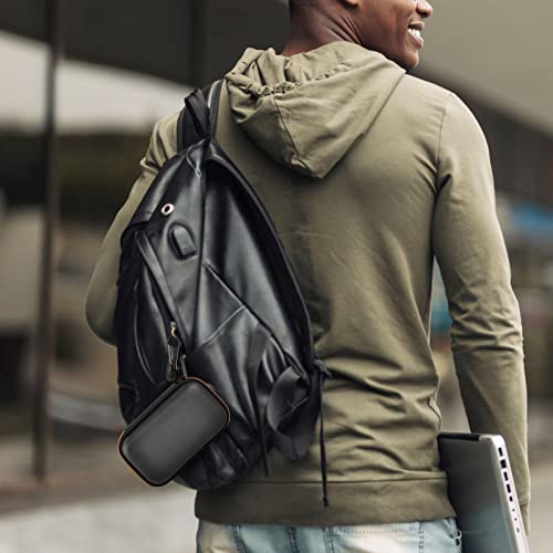 Hard Case Compatible With Sandisk Extreme Pro/For Sandisk 500Gb 1Tb 2Tb 4Tb Portable External Ssd. Carrying Travel Holder For Crucial X8 External Solid State Drive (Box Only)-Orange Zipper #TOP6