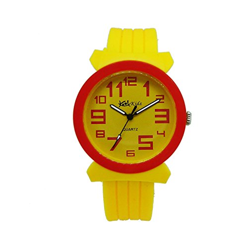 kool kidz KOOLKIDZ Analog Wrist Watch for Kids Yellow Color DMK 053 YL (B01HF2JZXI) Amazon Price History, Amazon Price Tracker