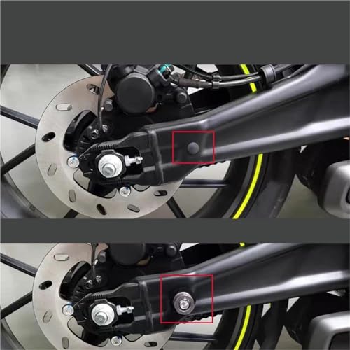 Caballete trasero de 8mm Suzuki GSR 750 600 soporte basculante 4