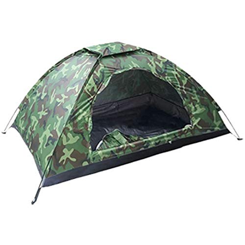 Tienda de campaña portátil para 1 persona al aire libre, senderismo, viajes, camuflaje, camping, siesta