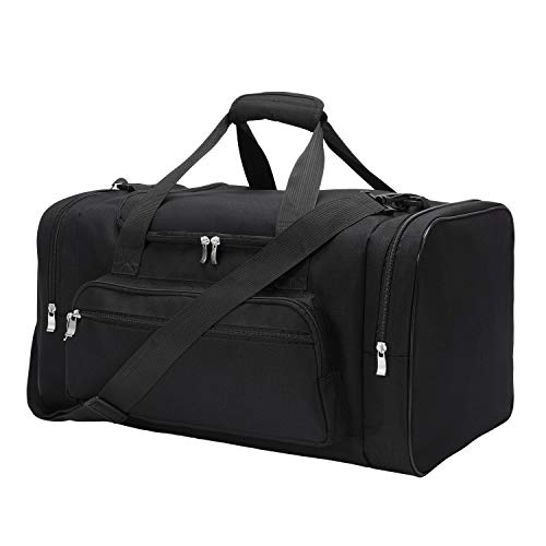 Sports Duffel Bag 20 inch for Travel Gym – Black