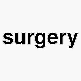 MAGNET surgery Magnet Vinyl Magnetic Sticker 20 mil - Size 5"