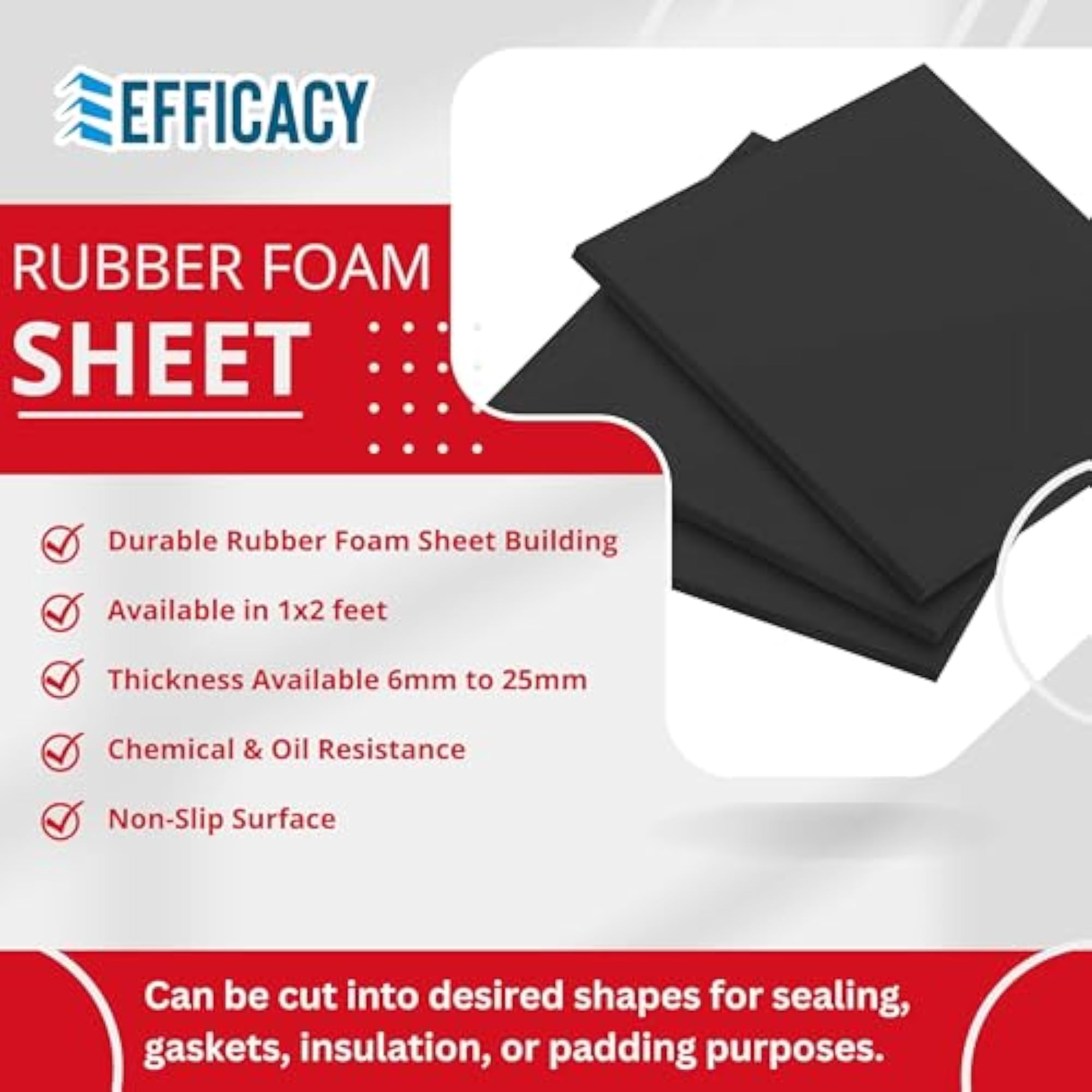 Shalitex Rubber Foam Expansion Joint Filler Board