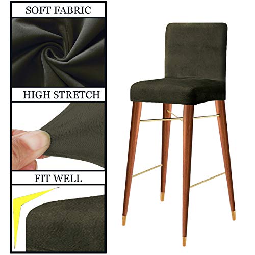 KELUINA, Coprisedia in velluto per sgabello da bar...