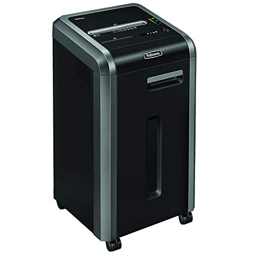Fellowes Powershred 225Ci 24 Sheet Cross Cut Paper Shredder for the Large Office with 100 Percent Jam Proof, SafeSense and Silent Shred