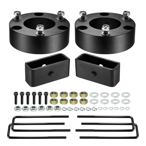 Image of BDFHYK 3 inch Front and 2 inch Rear Leveling Lift Kit, Compatible with 2007-2022 Silverado & GMC Sierra 1500 2WD 4WD, Suspension Leveling Lift Kit for Silverado Sierra 1500