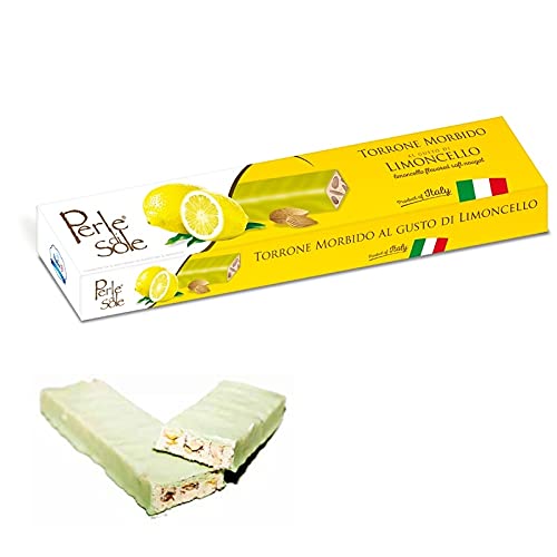 Limoncello Flavoured Nougat & Weiße Schokolade - Perle di Sole - Angebot 6 Stück