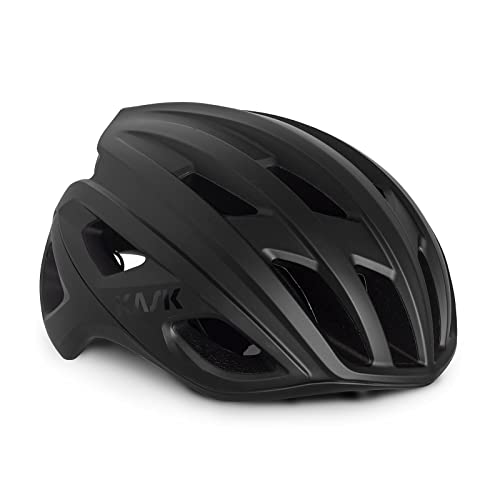 KASK Mojito3 Helmet I Road, Gravel and Commute Biking Helmet - Black Matt - Medium