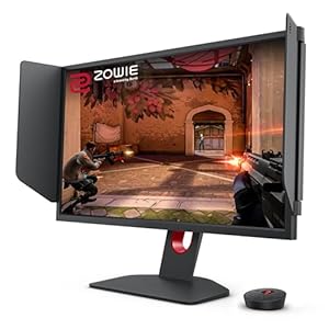 BenQ Zowie XL2566K 24.5″(62.3 cm) LCD 1920 x 1080 Pixels TN 360Hz Gaming Monitor |Motion Clarity with DyAc+TM |1080P |XL Setting to ShareTM |Color Modes |S Switch |Shield |Smaller Base |Black