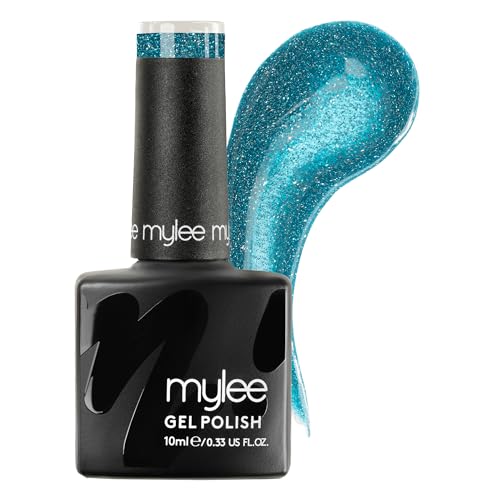 Mylee Reflektierender Gel-Nagellack 10ml [Mamma Mia] UV/LED, Maniküre, Pediküre, für professionellen Gebrauch im Salon sowie zu Hause [Spotlight Range] Lang anhaltend und mühelos aufzutragen