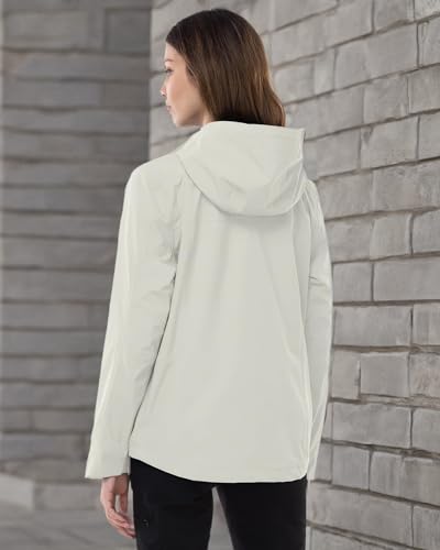 Image of Outdoor Ventures Packable Rain Jacket Women Waterproof Raincoat with Hood