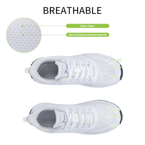 Image of Autper Plantar Fasciitis Shoes Women Walking Arch Support Tennis Casual Athletic Nurse Orthotic Sneakers for Foot Pain Relief