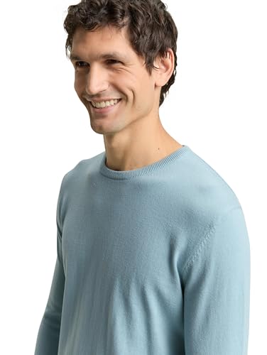 TOM TAILOR Basic Strickpullover aus Baumwolle – Ansicht 5