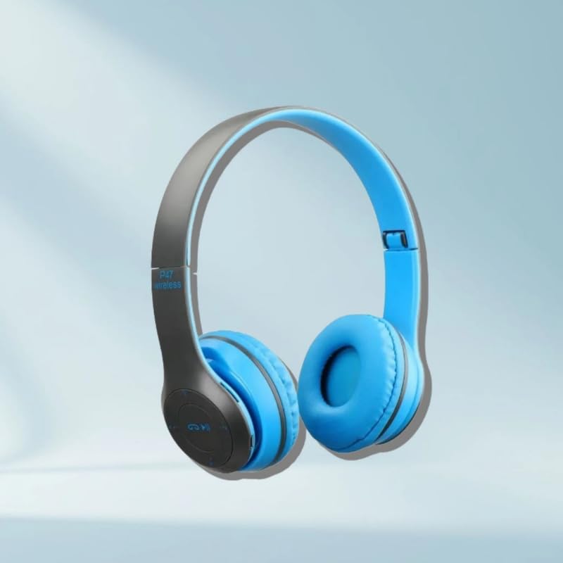 icall Latest P47 Wireless iC-121 Headphone with Mic & SD Card Slot Bluetooth Headset-image-19