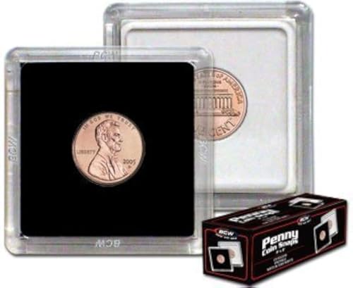 BCW 2x2 Porta Monedas para Centavos 25 unidades miniatura 1