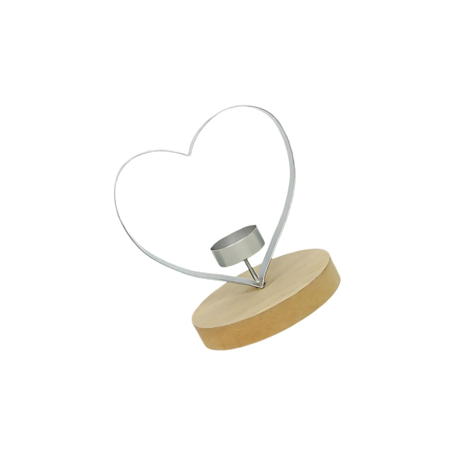 Ljhnba Multicolor Decorative Tealight Holders Heart Shaped Holders Candlestick Holder For Dinning Wedding Table Centerpieces Decorative Tealight