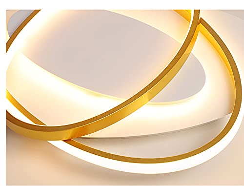 Lustre LED dimmable pour salon et cuisine plafonnier moderne en acrylique de 55W suspendu - 3