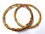Sunbelt Fasteners Bamboo O'Rings/Bangles 2 Per Pack (5 1/2' Outside Dimension and 4...
