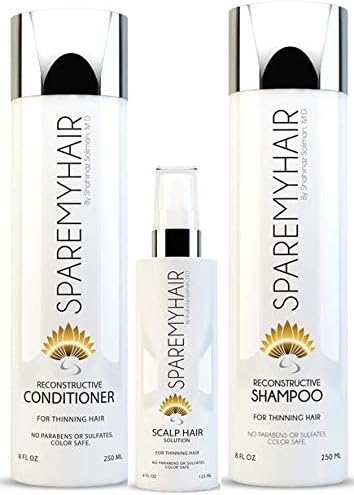 Shampoo 8 oz,Conditioner 8 oz and Scalp solution 4 oz, for Hair Growth with Biotin, for Healthy Hair Treatment for Men & Women, Visible Results in 1 Month Longer Stronger Silky Soft Hai