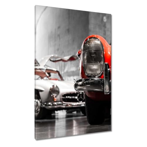 Peinture imprimée sur toile style vintage 80x120 cm pour créer un salon design et industriel