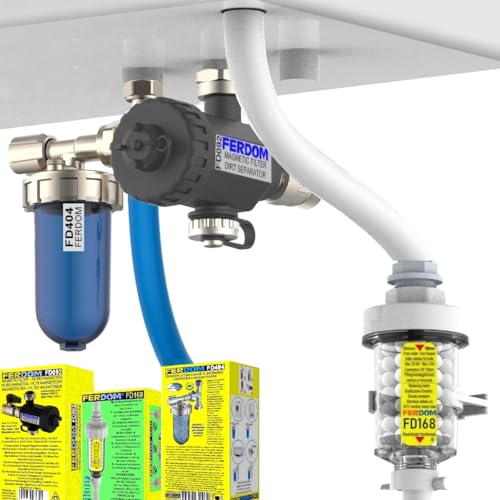 KIT SALVA CALDAIA FD111 Ferdom. 3In1. Filtro Defangatore Magnetico Sottocaldaia