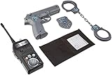 Simba 108102669 - Polizei Basic Set, Funkgerät, Pistole, Handschellen, Mappe, Marke, ab 3 Jahren