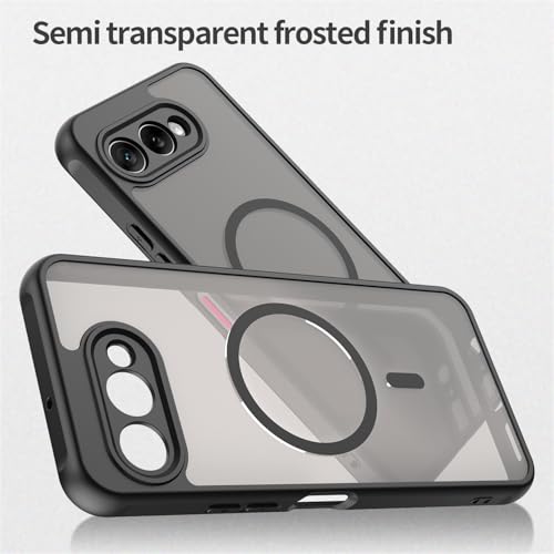 Image of Compatible with T-Mobile Revvl 8 Case Cover,Compatible with MagSafe,Anti-Fall,Compatible with T-Mobile T Phone 3 5G Cell Protective Phone Case Black