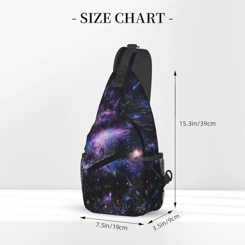 Galaxy Sling Backpack Unisex Crossbody Chest Bag Shoulder Chest Bag For Women Men Hiking Travel3
