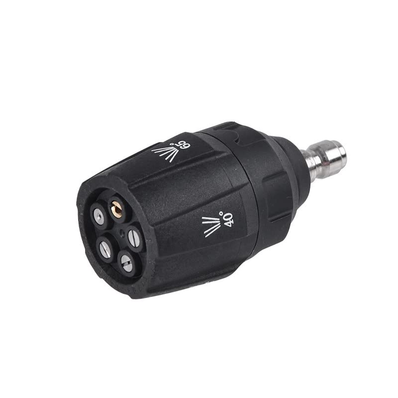 ANMSALES 5 in 1 Nozzle High Pressure Washer Nozzle G1/4 Male Connect. Multi-angle nozzle. 0°, 15°, 25°, 40°, 65°.-picture-38