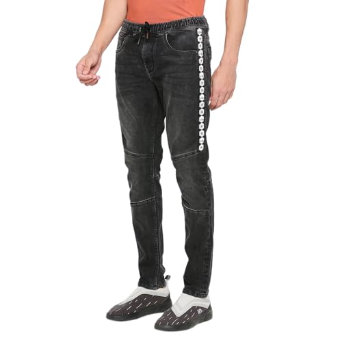 Image of Being Human Blue Slim Straight Fit Men's Denims Clothing