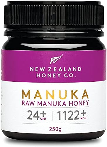 New Zealand Honey Co. Raw Manuka Honey UMF 24+ / MGO 1122+, UMF Certified / 8.8oz