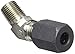 Brennan Industries C2503-04-02-SS Stainless Steel Elbow 45 Degree Flareless Bite Type Fitting, 1/4" Bite Type Tube x 1/8"-27 Male NPTF