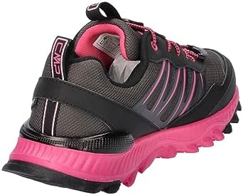 CMP Kids Atik Low WP Outdoor Schoenen, Zwart-Fuchsia, 38, EU, Zwart Fuchsia, 38 EU
