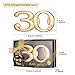 50Pieces 30 Bottle Opener Gifts for 30th Birthday Party Favors 30th Anniversary Party Return Gifts or Souvenirs for Guests , Gold and Black Theme Party Decorations (30)